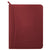 Leed's Red Pedova Zippered UltraHyde Padfolio with FSC Mix Paper