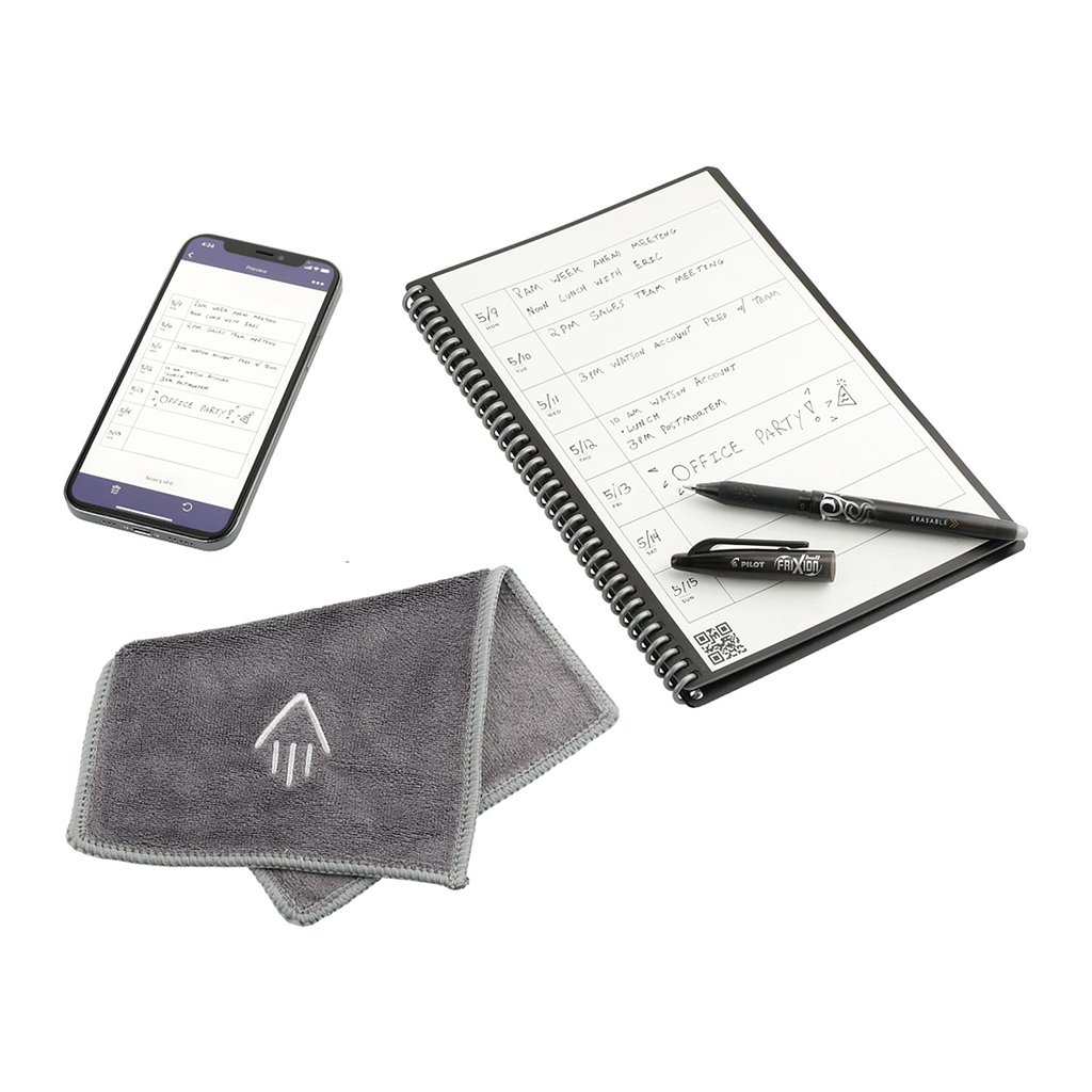 Rocketbook Black Fusion Executive Notebook Set