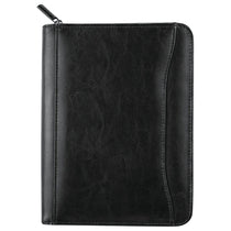 Leed's Black Renaissance Jr. Zippered Padfolio with FSC Mix Paper