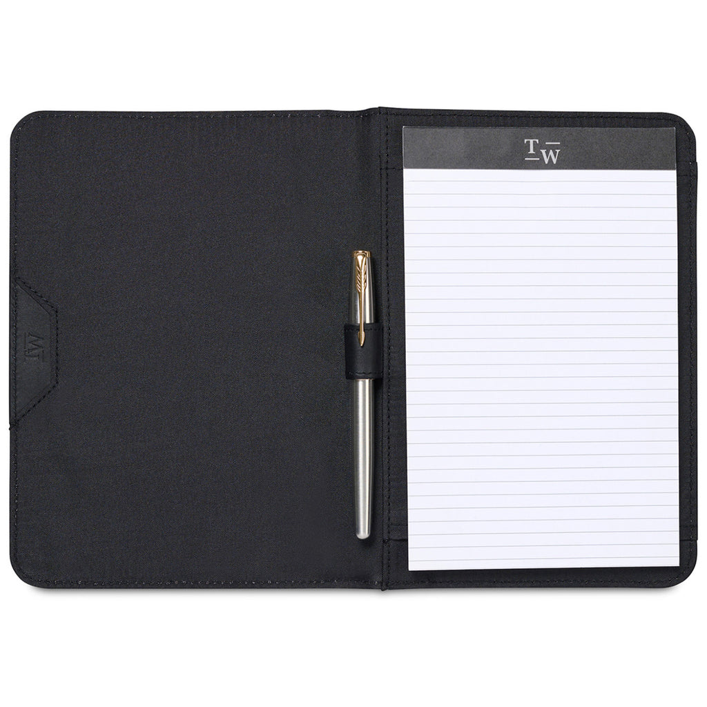 Travis & Wells Black Envoy Junior Writing Pad