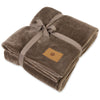 Gemline Mocha Mink Ever Soft Throw Blanket