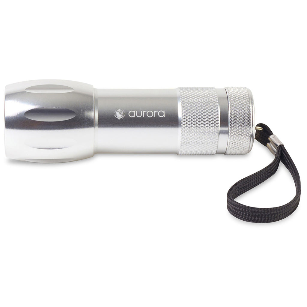 Gemline Silver Mini LED Aluminum Flashlight