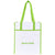 Gemline Lime Green Harlow Laminated Recycled Shopper