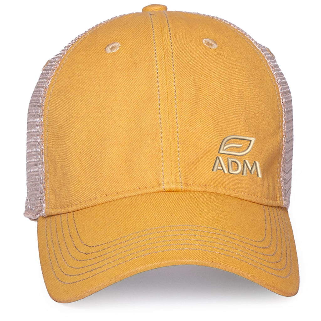 Merrimack Hat Co. Citrus/Tan Austin Vintage Trucker