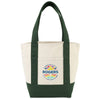 Gemline Green Mini Canvas Tote