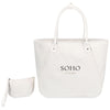 Gemline Natural Market Street Tapered Carryall Tote