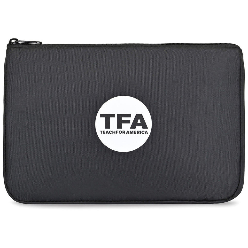 Gemline Black Arlo rPET Zippered Pouch