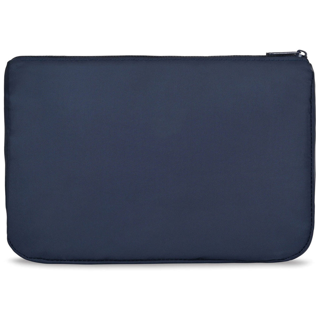 Gemline Navy Arlo rPET Zippered Pouch