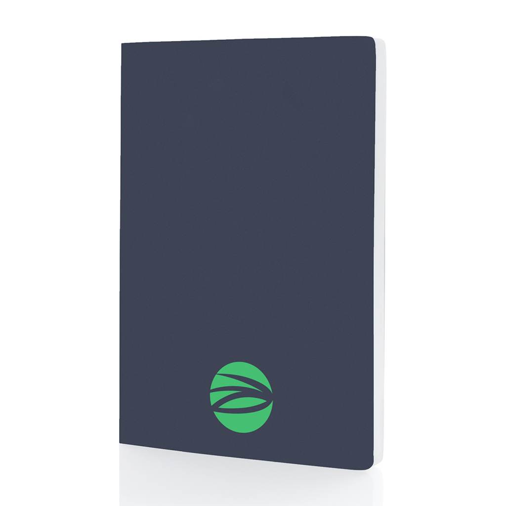 XD Connects Navy Impact Softcover Stone Paper Notebook A5