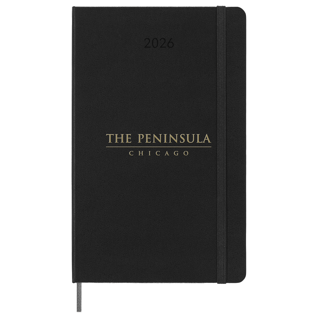 Moleskine Black Hard Cover Large 12-Month Daily 2026 Planner