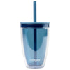 Cool Gear Elemental Blue Oasis Straw Bottle - 14 Oz.