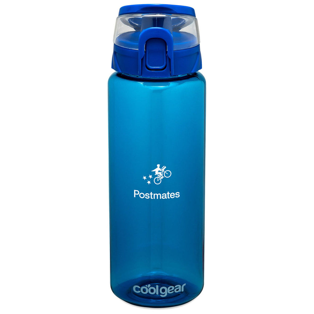 Cool Gear Blueberry Cylinder Bottle with Halo Lid - 32 Oz.