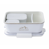 RIGWA White Travel Bento Box 8x5