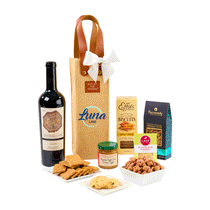Gourmet Expressions Natural Limerick Lane Cellars Wine Enthusiast Tote & Gourmet Gift Set