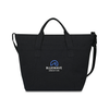 Gemline Black Recycled Cotton Weekender Tote - AWARE