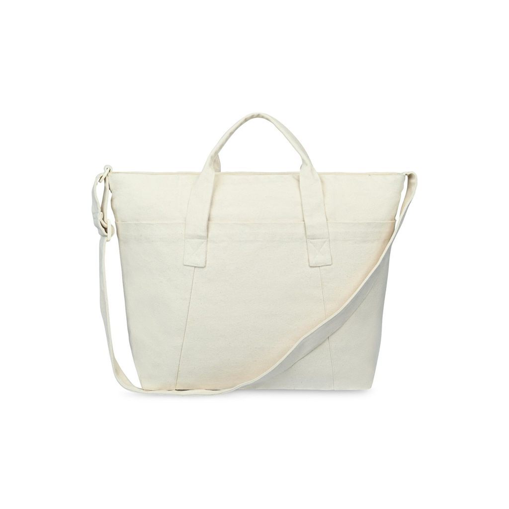 Gemline Natural Recycled Cotton Weekender Tote - AWARE