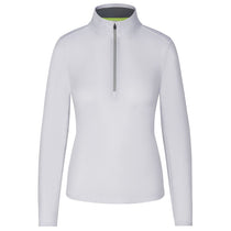 Landway Women's Light Grey Seafarer Lightweight Performance Quarter-Zip