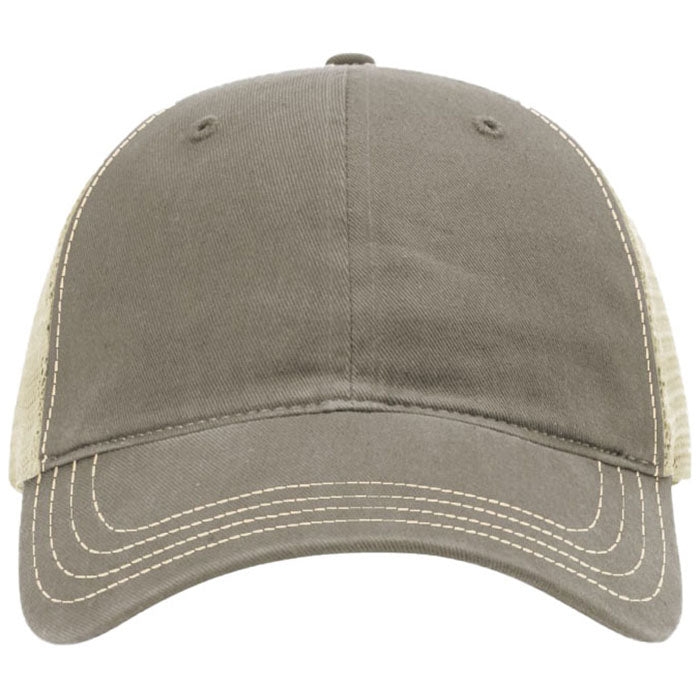 Richardson Driftwood/Khaki Garment Washed Trucker