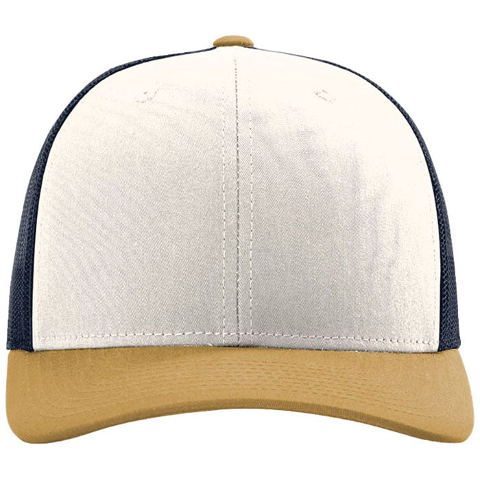 Richardson Cream/Navy/Amber Gold Trucker Cap