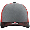 Richardson Heather Grey/Red/Black Trucker Cap