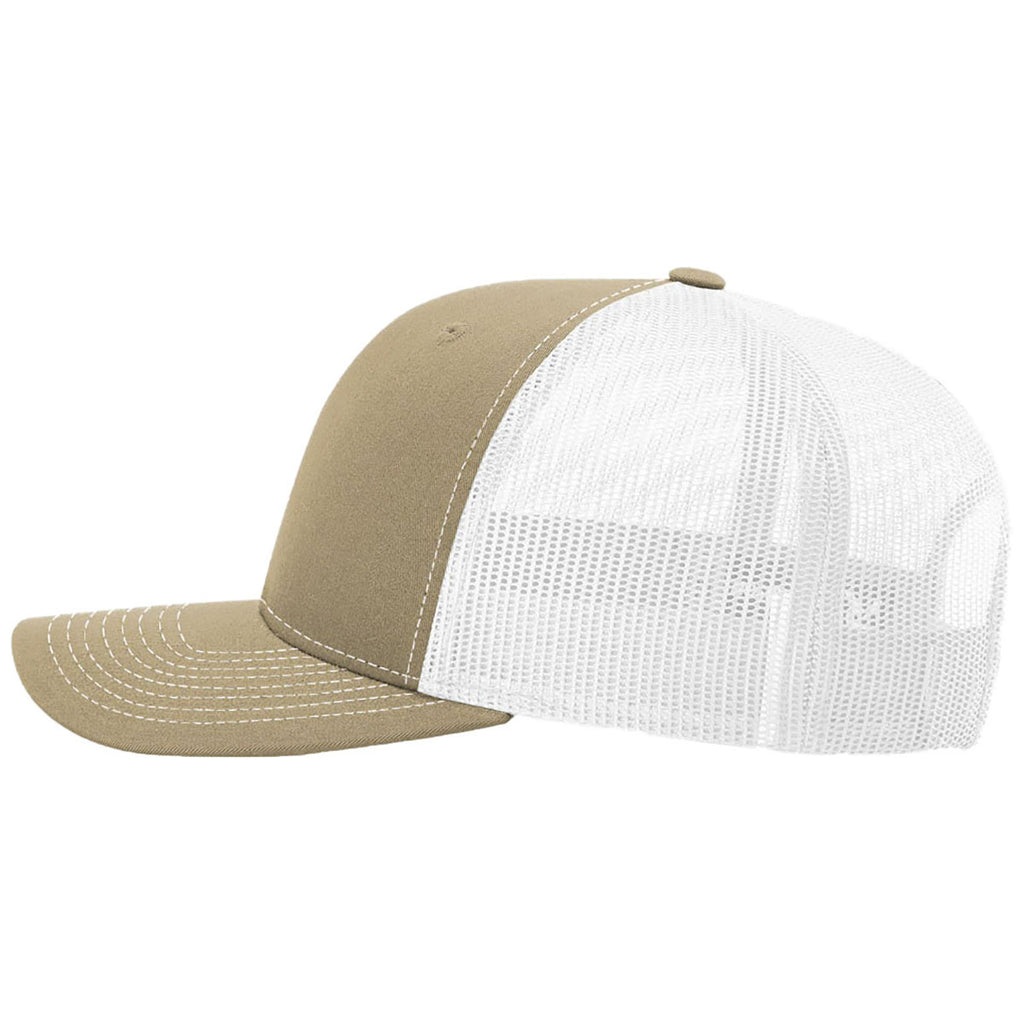 Richardson Khaki/White Trucker Cap