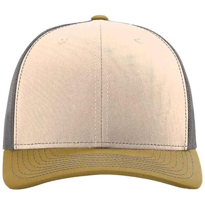 Richardson Mink Beige/Charcoal/Amber Gold Trucker Cap