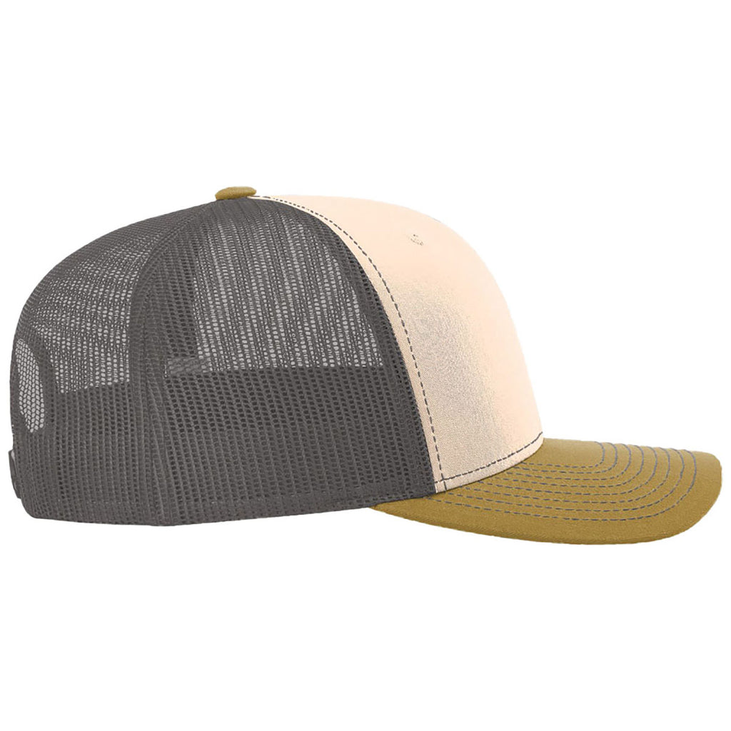 Richardson Mink Beige/Charcoal/Amber Gold Trucker Cap
