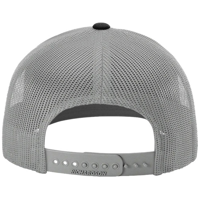 Richardson White/Aluminum/Black Trucker Cap