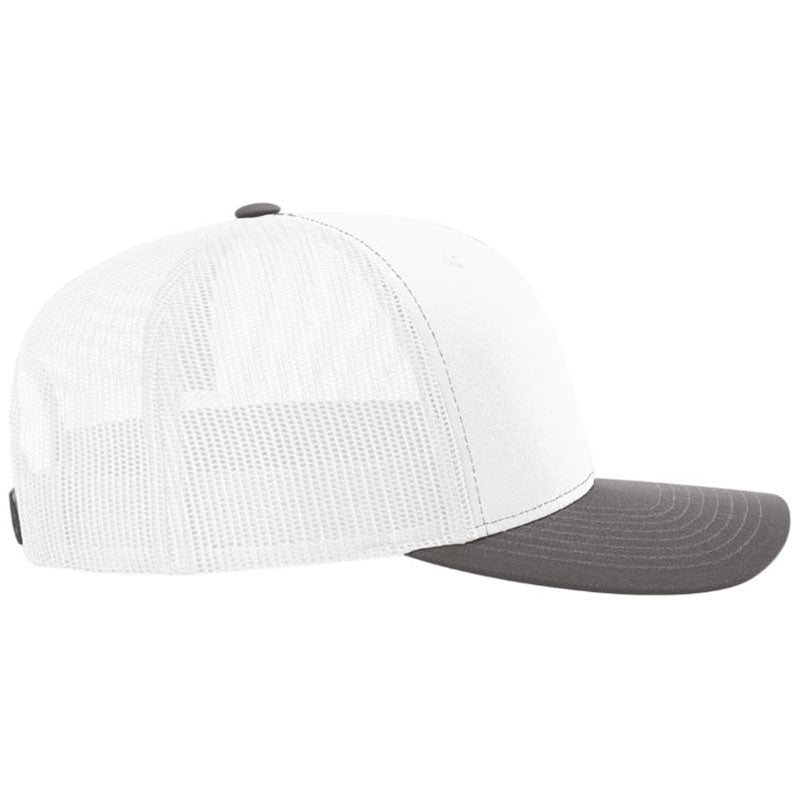 Richardson White/White/Charcoal Trucker Cap
