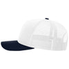 Richardson White/White/Navy Trucker Cap