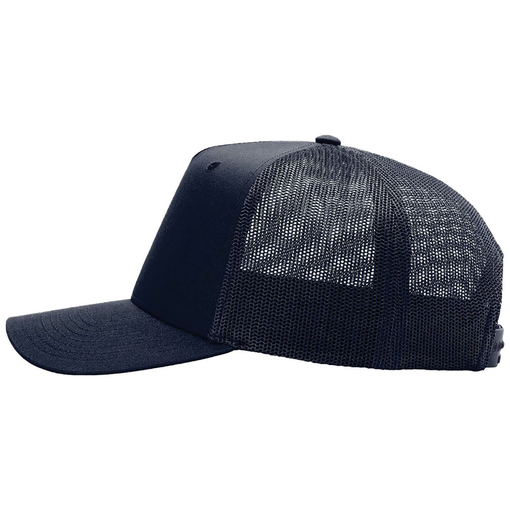 Richardson Navy Five-Panel Champ Trucker