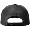 Richardson Black/White Five-Panel with Rope