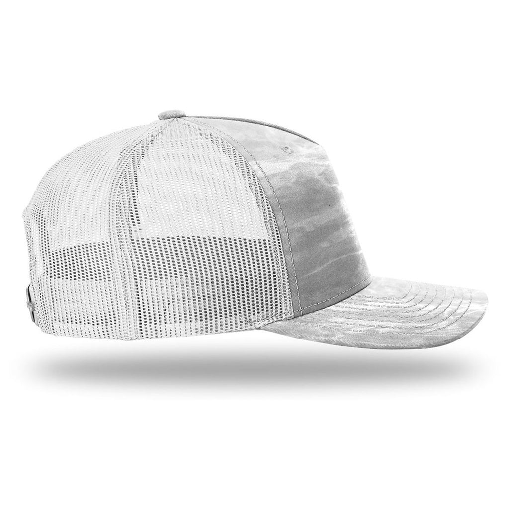 Richardson Mossy Oak Elements Bonefish/Light Grey Printed Five-Panel Trucker