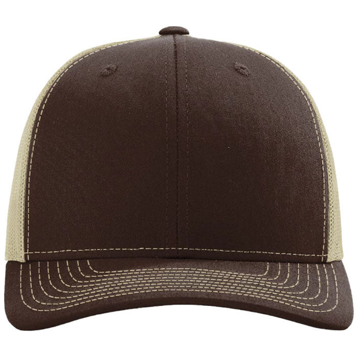 Richardson Brown/Khaki 112+ R-Flex Adjustable Trucker