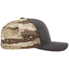 Richardson Brown/Desert Camo Printed Mesh Trucker