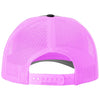 Richardson Black/Neon Pink Low Pro Trucker