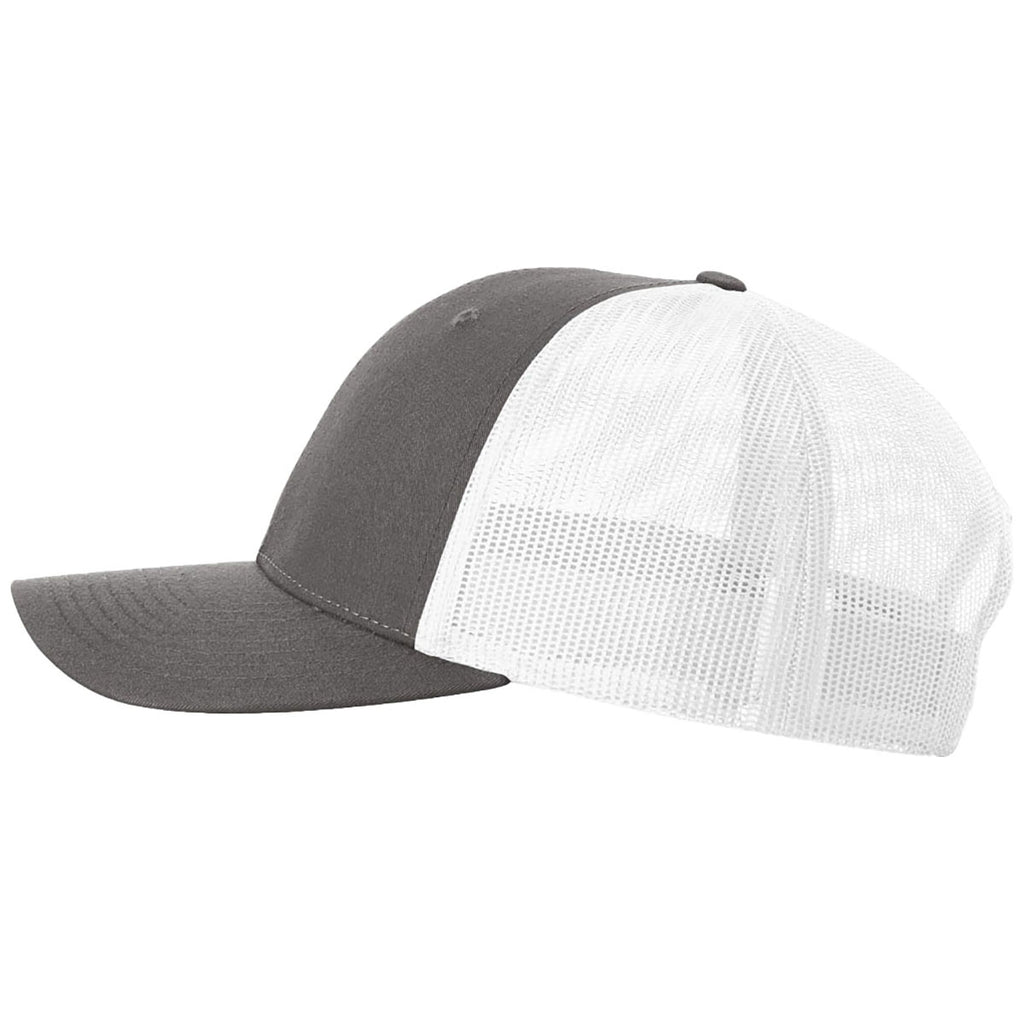 Richardson Charcoal/White Low Pro Trucker