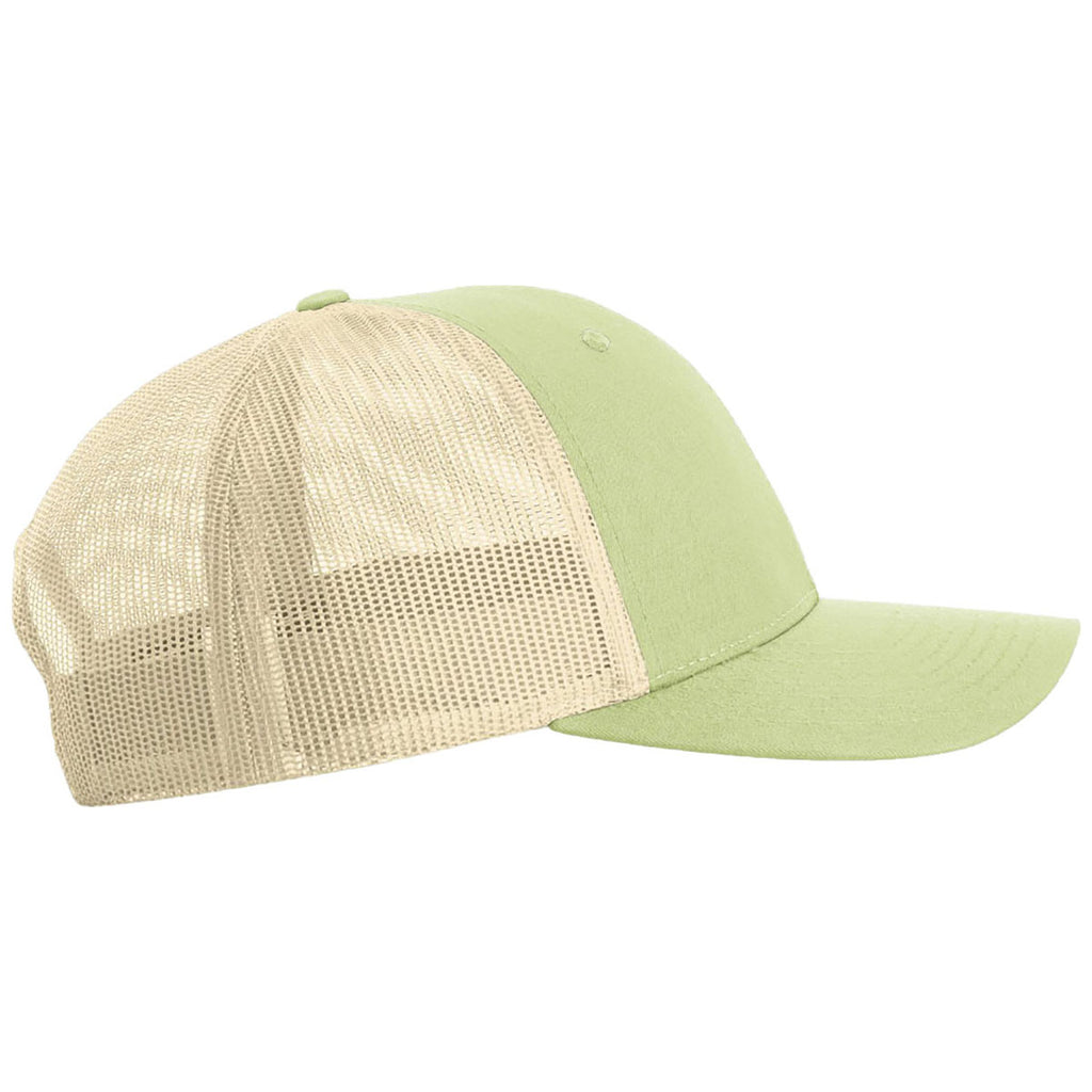 Richardson Patina Green/Birch Low Pro Trucker