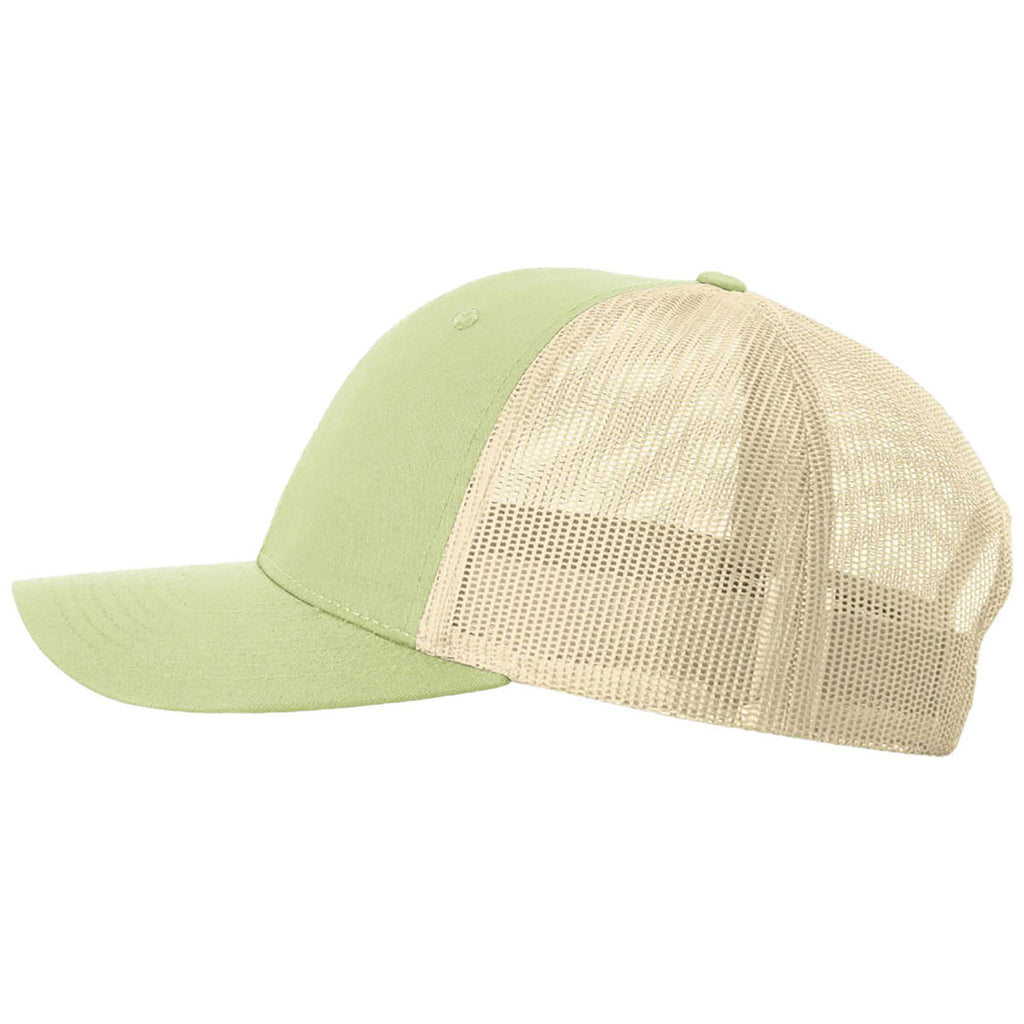Richardson Patina Green/Birch Low Pro Trucker