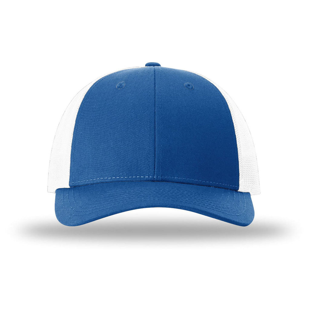 Richardson Royal/White Low Pro Trucker