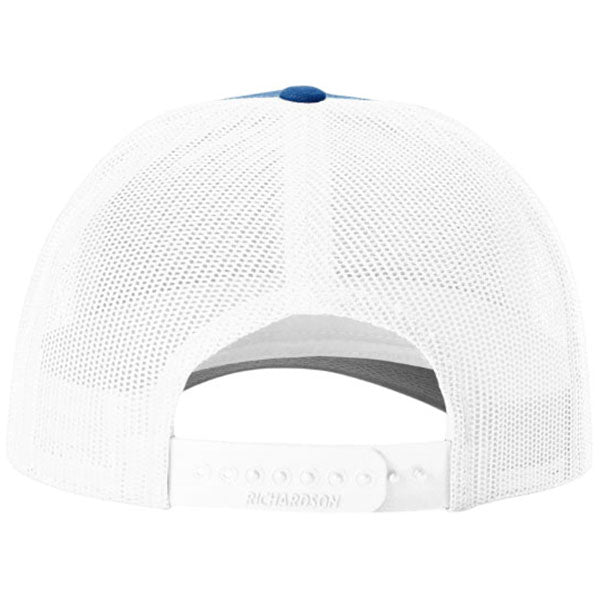 Richardson Royal/White Low Pro Trucker
