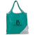 Gemline Turquoise-Silver Latitudes Foldaway Shopper