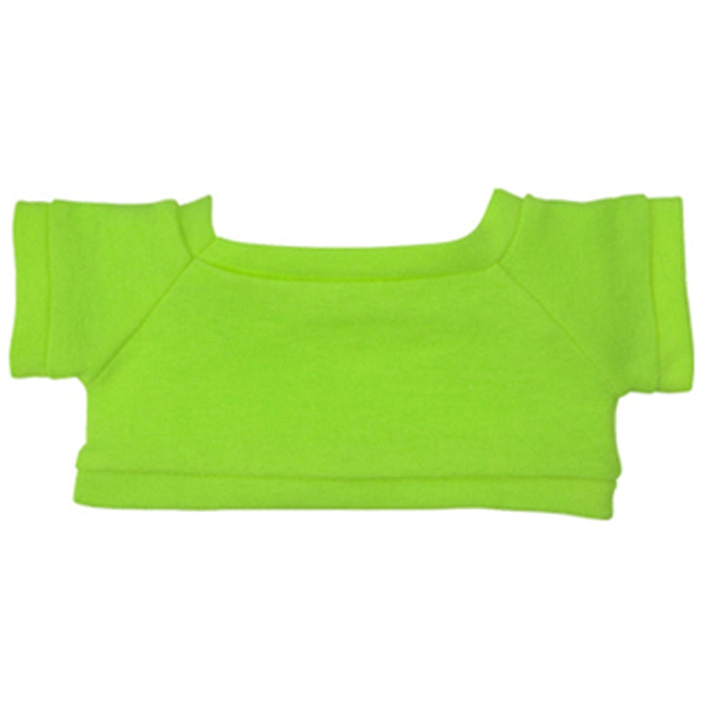 Hit 8 1/2" Big Paw Brown Bear with Lime Green T-Shirt