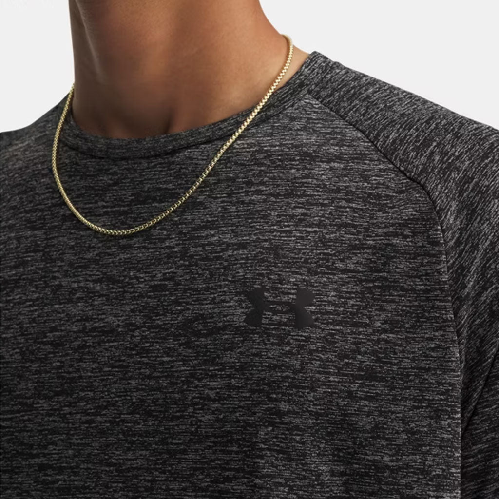 Under Armour Men's Black Heather Tech 2.0 Short Sleeve Tee