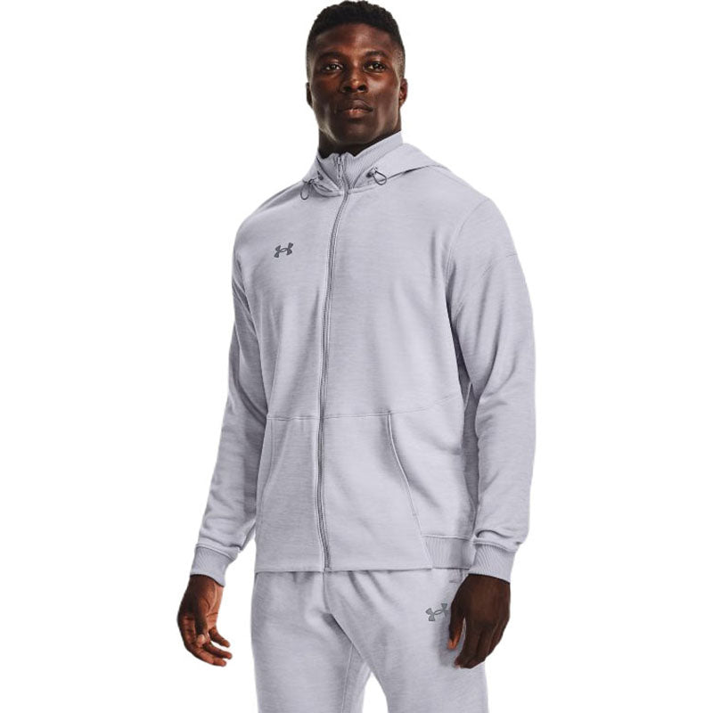 48-Hour Under Armour Men's Mod Grey Fleece Storm Full Zip