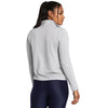 Under Armour Women's Mod Grey/White Command Warm Up 1/4 Zip