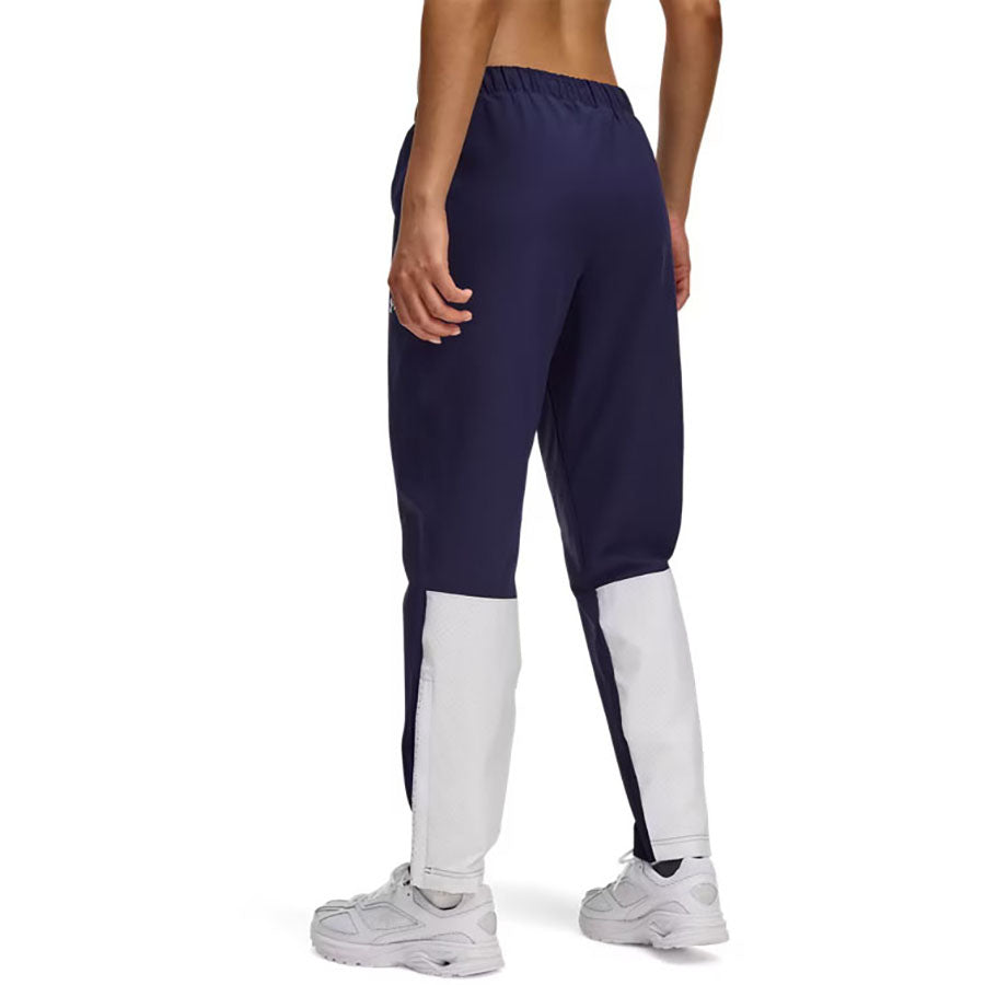 Under Armour Women's Midnight Navy/White/White Rival Stretch Woven Pants