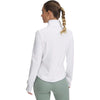 Under Armour Women's White/Halo Grey Motion 1/2 Zip