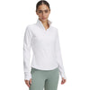 Under Armour Women's White/Halo Grey Motion 1/2 Zip