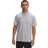 Under Armour Men's White/Black Drive Team Stripe Polo